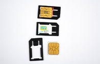 2013 New Design Standard Micro SIM Card Adapter 3nn Mini Czarne plastikowe