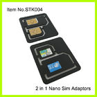 3nn - 2FF Cell Phone Adapter kart SIM, Normal czarne tworzywo ABS