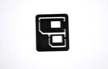 Normalny telefon komórkowy karty SIM Adapter Blcak plastikowe 250pcs ABS w woreczek foliowy