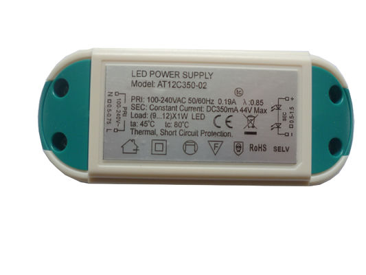 High Power Factor 12V Constant Voltage Led kierowcy / 6W LED Strip Zasilanie