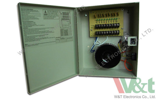AC 24V 4 Amp 96W 8 kanałów telewizji przemysłowej Zasilanie dla kamer, kontrola dostępu
