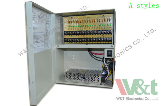 Naścienna Security Camera Zasilanie / CCTV Power Distribution Box 10A