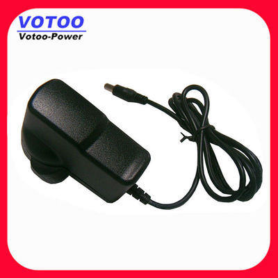 High Efficiency 9W 9V 1A Zasilacz naścienny Do odtwarzacza DVD, 50-60Hz