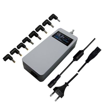 90W-Auto + Slim + niebieski LCD Uniwersalny adapter zasilania laptopa