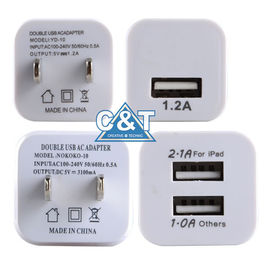 Podwójny port 3.1a Adapter USB Zasilacz 2-Tone Home Iphone 6 ładowarka ścienna