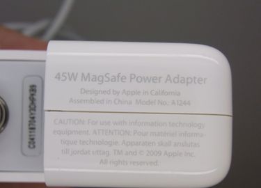 Oryginalny 45W zasilacz sieciowy ładowarka dla Apple 14.5V laptopy MB283LL / A-00