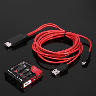 6.5 Stopy MHL 11 pin Micro USB Adapter HDMI 1080p HDTV Samsunga