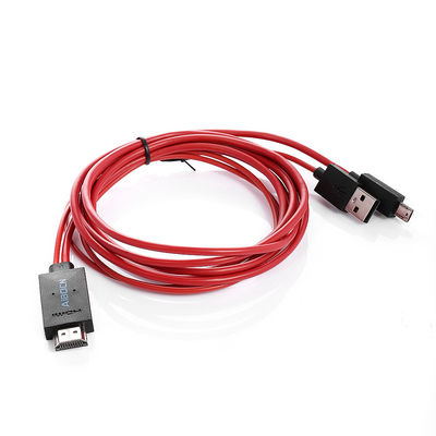 6.5 Stopy MHL 11 pin Micro USB Adapter HDMI 1080p HDTV Samsunga