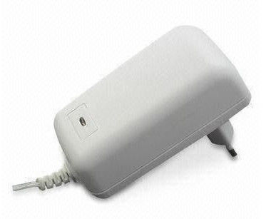 Biały Zewnętrzna 20W AC DC Switching Zasilanie 12V, High Efficiency