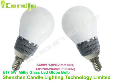 5w E14 Samsung Led Globe Bulb Milky Glass Day White Isolated Power Supply