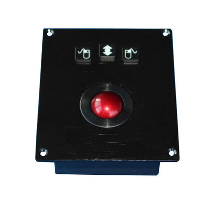 Czarny 25mm Wojskowy Trackball wandaloodporna Z Czerwoną żywicy fenolowej mechnical