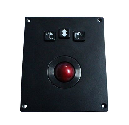Czarny 25mm Wojskowy Trackball wandaloodporna Z Czerwoną żywicy fenolowej mechnical