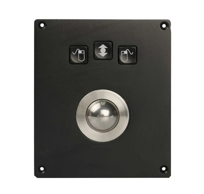 Czarny 25mm Wojskowy Trackball wandaloodporna Z Czerwoną żywicy fenolowej mechnical