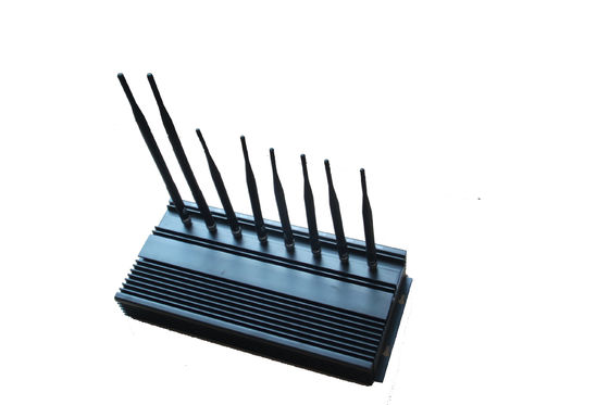 35dBm 4G WIFI High Power Jammer / Blocker EST-808N3 dla wojska, czarny