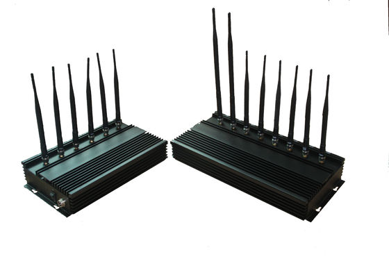 35dBm 4G WIFI High Power Jammer / Blocker EST-808N3 dla wojska, czarny