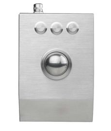 Wytrzymałe metalowe ze stali nierdzewnej pulpitu 38mm laser trackball z rozdzielczością 1200 DPI