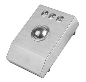 Wytrzymałe metalowe ze stali nierdzewnej pulpitu 38mm laser trackball z rozdzielczością 1200 DPI