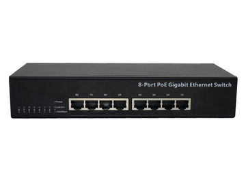 8 Port RJ45 Port Desktop PoE Switch IEEE 802.3x 10 / 100 / 1000M